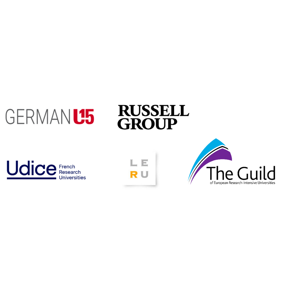 German U15, Russell Group, Udice, LERU, The Guild EU