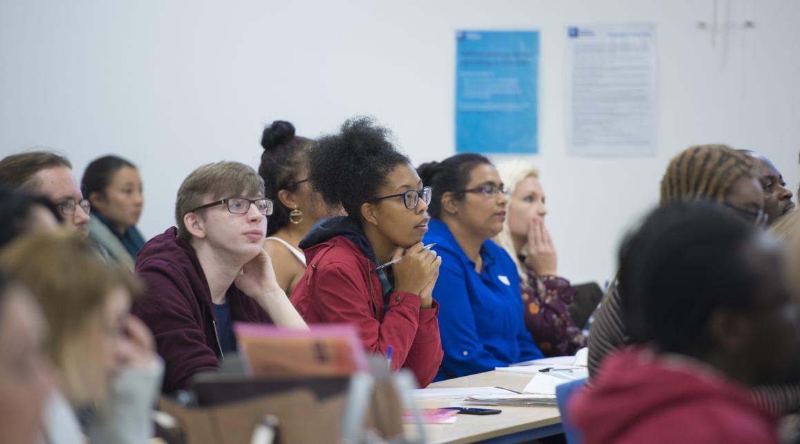 Students in a lecture at the University of Nottingham